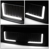 08-10 Ford F-250 F-350 F-450 F-550 Honeycomb Mesh Grille w/ LED DRL