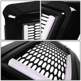 08-10 Ford F-250 F-350 F-450 F-550 Honeycomb Mesh Grille w/ LED DRL