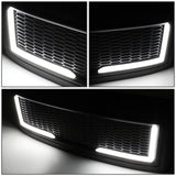 2008-2010 Ford F-250 F-350 F-450 F-550 Honeycomb Mesh Grille w/ LED DRL