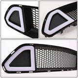 2015-2017 Ford Mustang Honeycomb Grille with LED DRL Lights