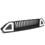 2018-2020 Ford Mustang Vertical Fence Style Front Upper Grille w/ LED DRL