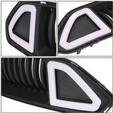 2018-2020 Ford Mustang Vertical Fence Style Front Upper Grille w/ LED DRL