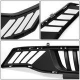 2018-2019 Ford Mustang Vertical Fence Style Front Lower Grille w/ LED DRL