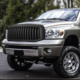 06-09 Dodge Ram Vertical Fence Style Grille - Matte Black