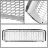 99-04 Ford F-250 F-350 F-450 F-550 Honeycomb Mesh Chrome Grille