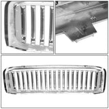 99-04 Ford F-250 F-350 F-450 F-550 Vertical Fence Style Chrome Grille