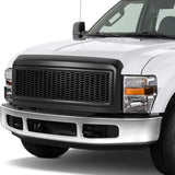 08-10 Ford F-250 F-350 F-450 F-550 Honeycomb Mesh Grille - Matte Black
