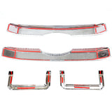 2011-2016 Ford F-250 F-350 Diamond Mesh Grille Overlay - Chrome
