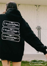 GRKC X DARWINPRO DG OVERSIZED HOODY- BLACK