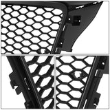 2009-2013 Audi A3 RS4 Style Grille with Parking Sensor Holes - Matte Black