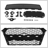 2017-2019 Audi A4/S4 RS4 Style Front Grille w/ Parking Aid