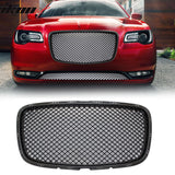 2015-2023 Chrysler 300 300C B Style Black Front Bumper Upper Grille