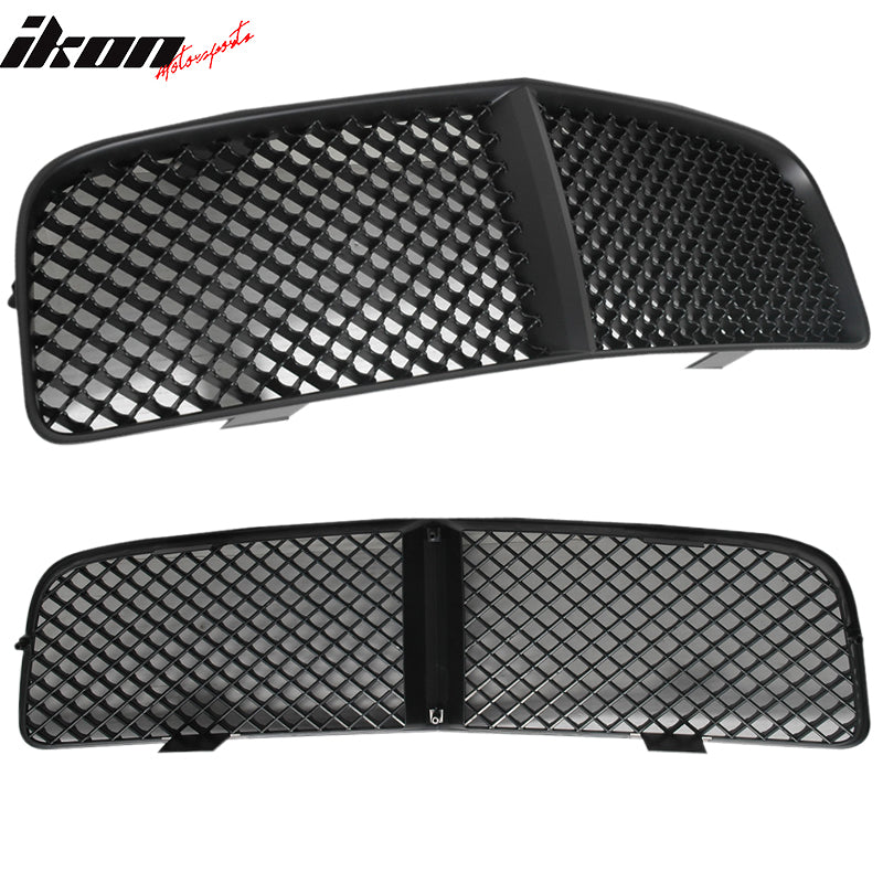2006-2010 Dodge Charger Black Mesh Front Bumper Hood Grille Grill ABS