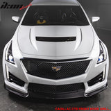 2014-2019 Cadillac CTS Sedan B Style Black Front Bumper Grille ABS