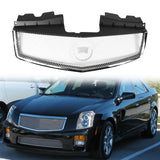 Front Bumper Hood Grille for Cadillac CTS CTSV 2003-2007 Mesh Chrome ABS