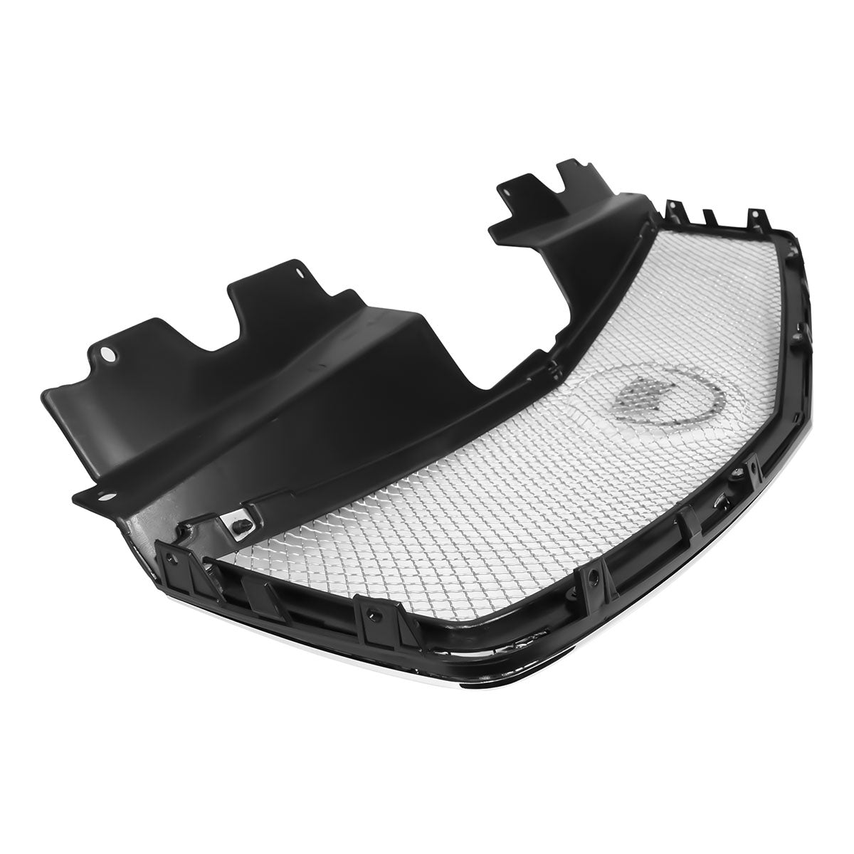 Front Bumper Hood Grille for Cadillac CTS CTSV 2003-2007 Mesh Chrome ABS