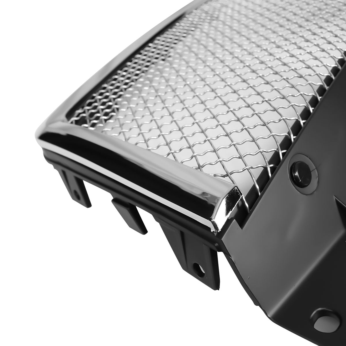 Front Bumper Hood Grille for Cadillac CTS CTSV 2003-2007 Mesh Chrome ABS