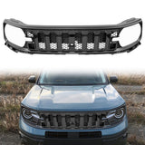 2021-2025 Ford Bronco Sport Grille Upper Guard Gloss Black Mesh Grill