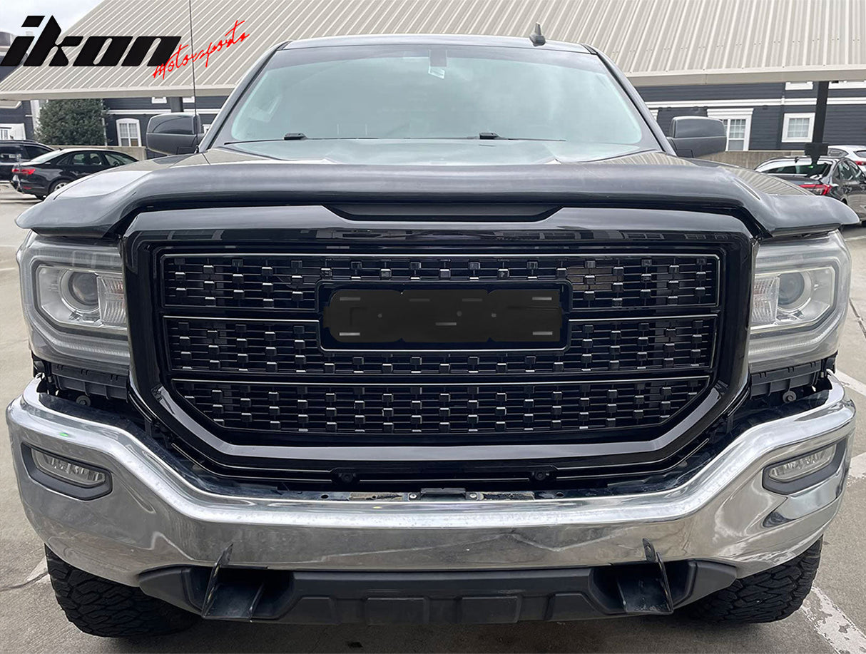 2016-2018 GMC Sierra 1500 Grill Denali Style Car Front Grille Hood