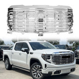 2022-2024 GMC Sierra 1500 Chrome Denali Style Front Hood Grille Grill