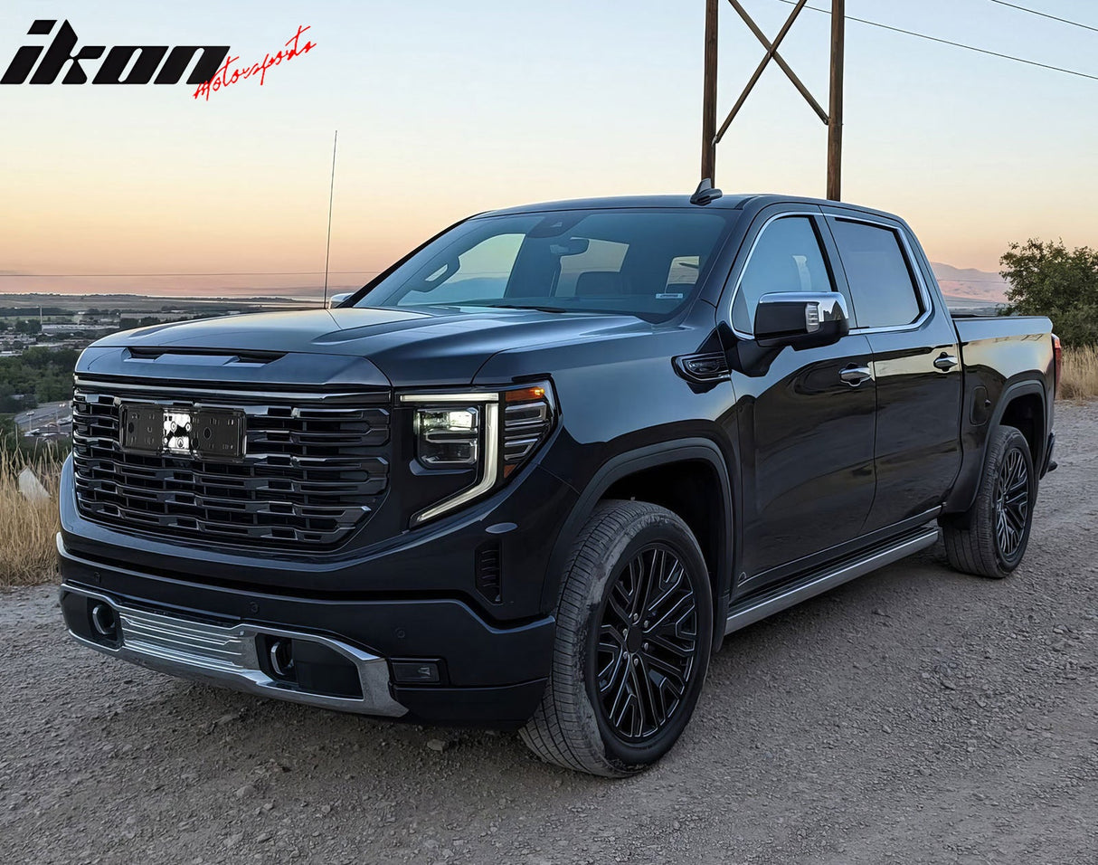 2022-2024 GMC Sierra 1500 Gloss Black Denali Style Front Hood Grille