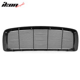 2002-2005 Dodge Ram 1500 2500 3500 Z Style Black Bumper Grille ABS