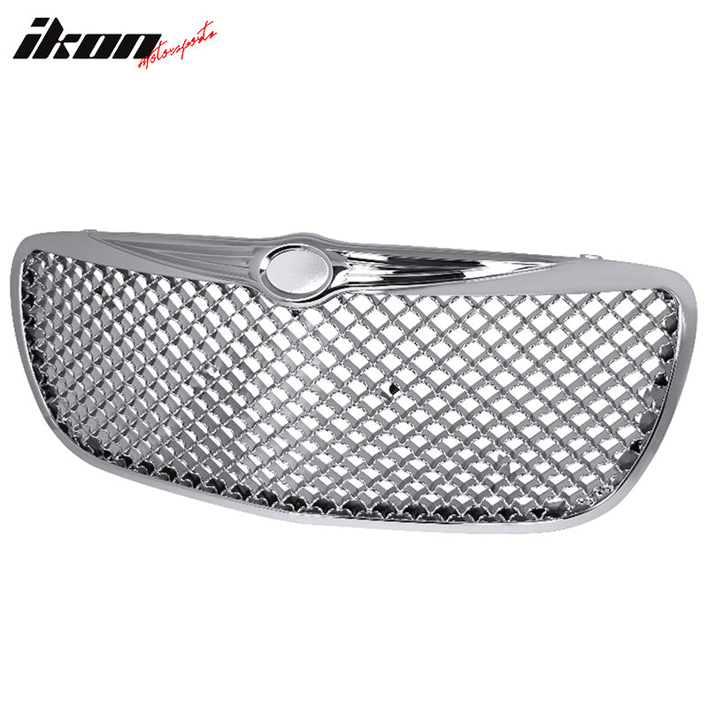 2004-2006 Chrysler Sebring B Style Chrome Front Bumper Grille ABS