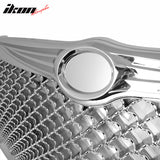 2004-2006 Chrysler Sebring B Style Chrome Front Bumper Grille ABS