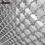 2004-2006 Chrysler Sebring Mesh Chrome Front Bumper Hood Grille ABS