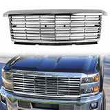2015-2019 Chevy Silverado 2500 2500HD 3500 3500HD Chrome Front Grille