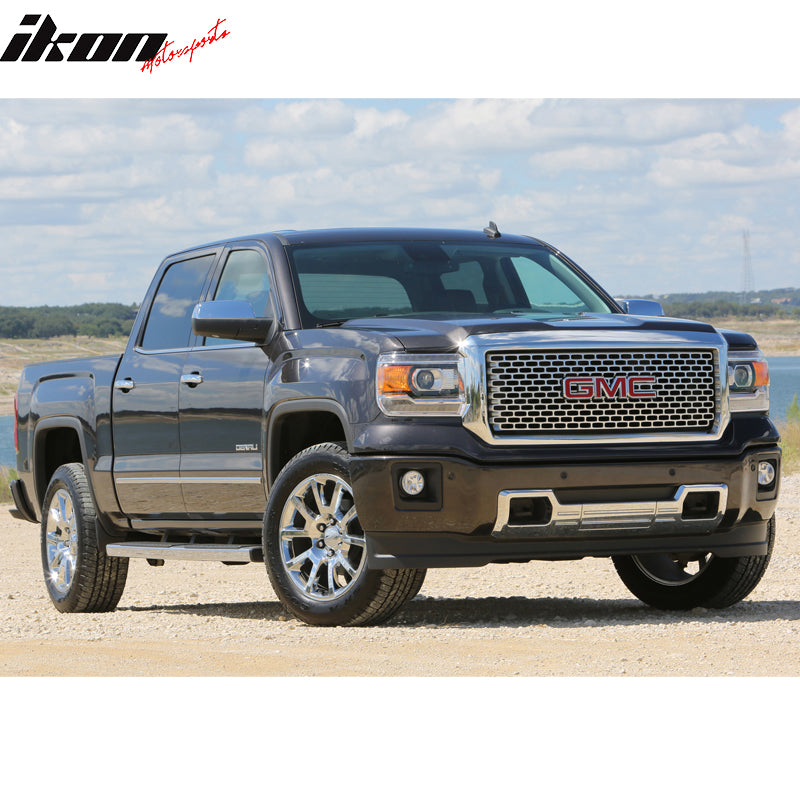 2014-2015 GMC Sierra 1500 Vertical Chrome Front Bumper Grille ABS