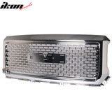 2014-2015 GMC Sierra 1500 Vertical Chrome Front Bumper Grille ABS