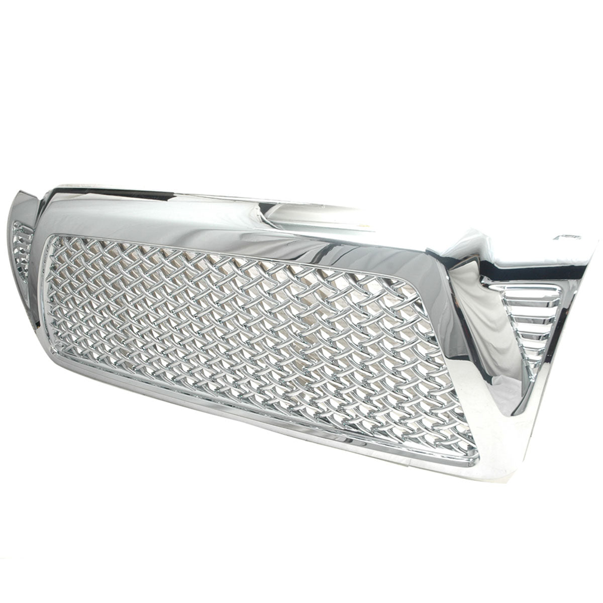 Fits 05-11 Tacoma Chrome Replacement Front Hood Bumper Mesh GrilleABS