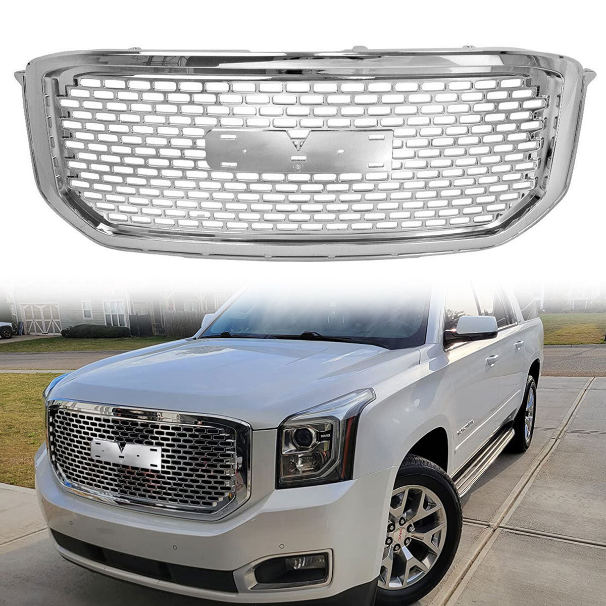 2015-2020 GMC Yukon XL Front Hood Grill Guard Bumper Car Grille ABS