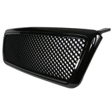 2004-2008 Ford F150 All Black Mesh Style Front Bumper Hood Grille ABS