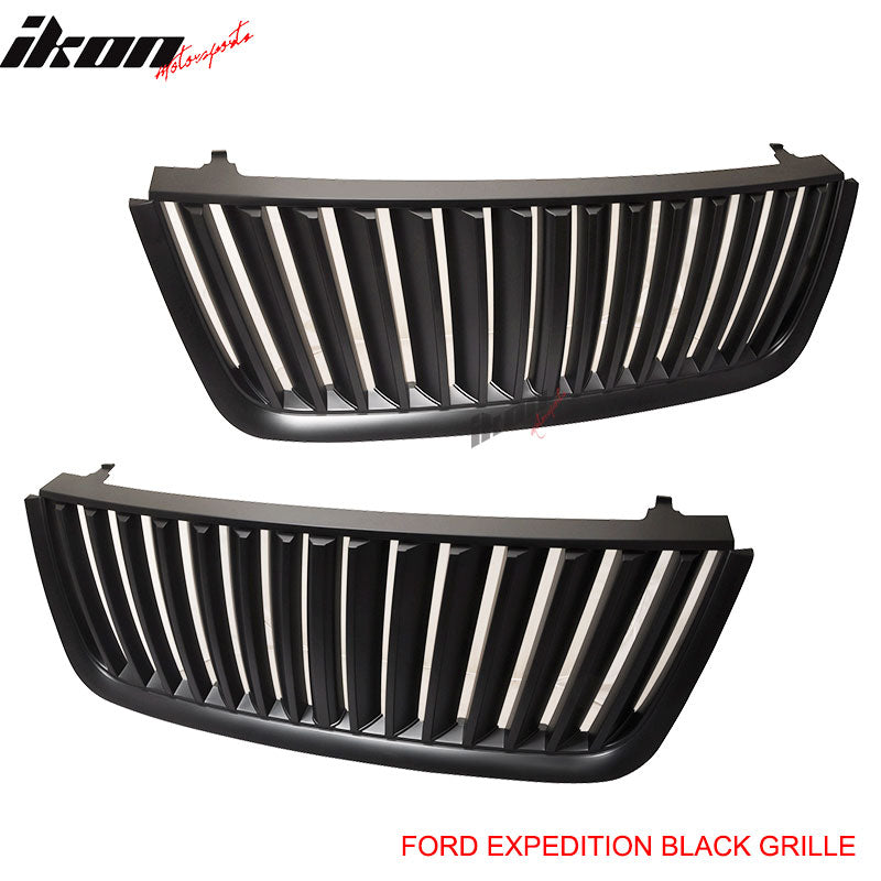 2003-2006Â Ford Expedition Front Upper Vertical Grille Unpainted ABS