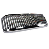 1999-2004Â Ford F250 F350 Excursion Vertical Hood Grill Grille Chrome