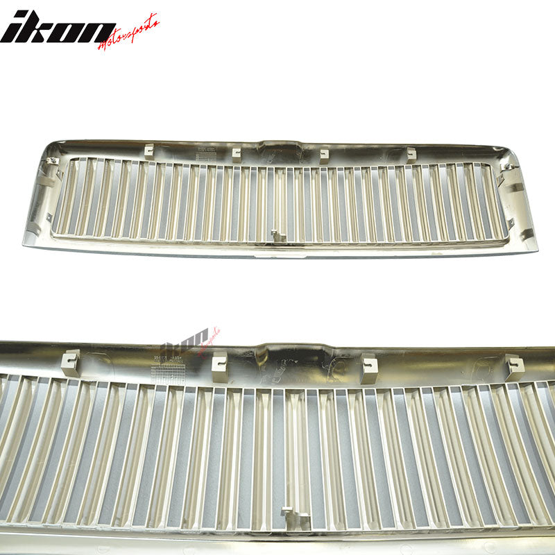 1994-2002 Dodge Ram 1500 2500 3500 Chrome Vertical Grille Unpainted