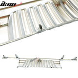 2002-2004 Nissan Xterra Vertical Chrome Front Bumper Hood Grille ABS