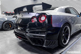 2008-2023 Nissan GTR R35 CBA DBA EBA TS Style Rear Bumper With Diffuser