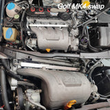 Turbo manifold, cast aluminum valve cover & intake manifold for VW Jetta/Golf MK4 2.5L 5-cyl 20V 07K.