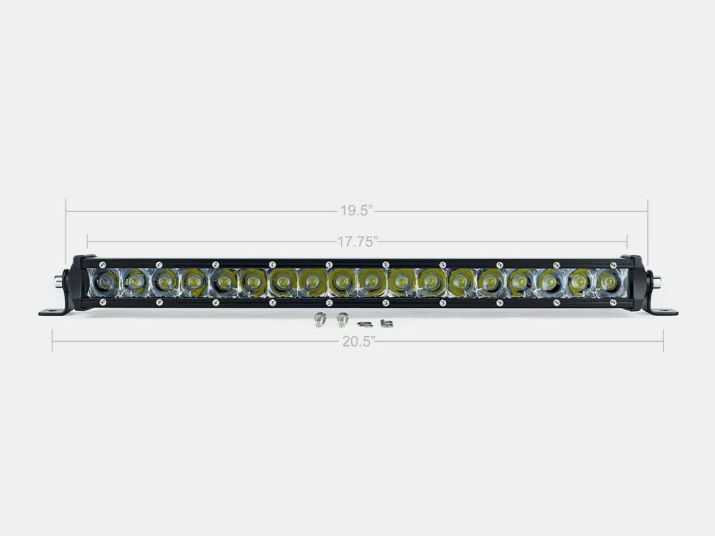 20" Slim Single Row LED Bar