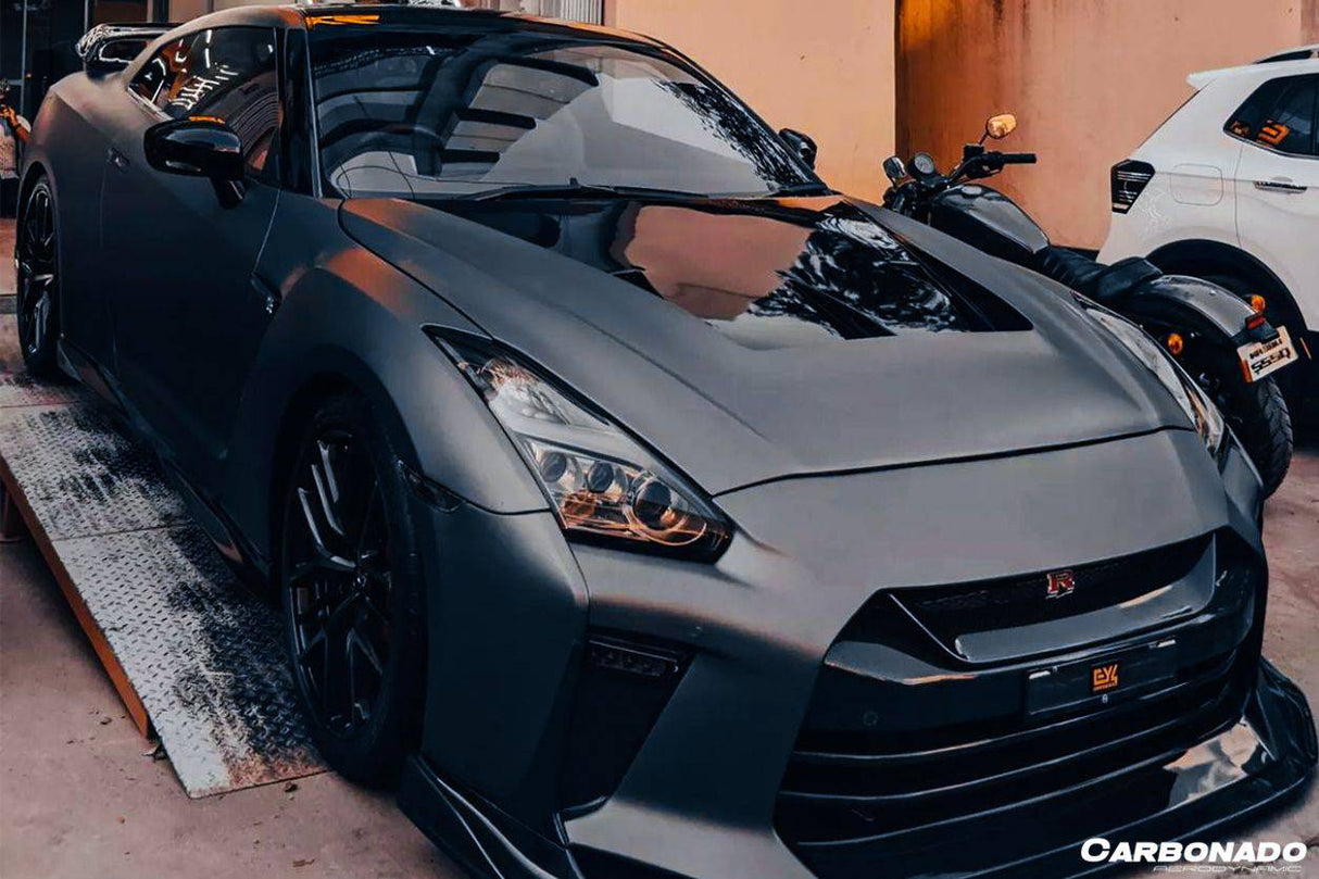 2009-2016 Nissan GTR R35 CBA  DBA LII Style Carbon Fiber Hood