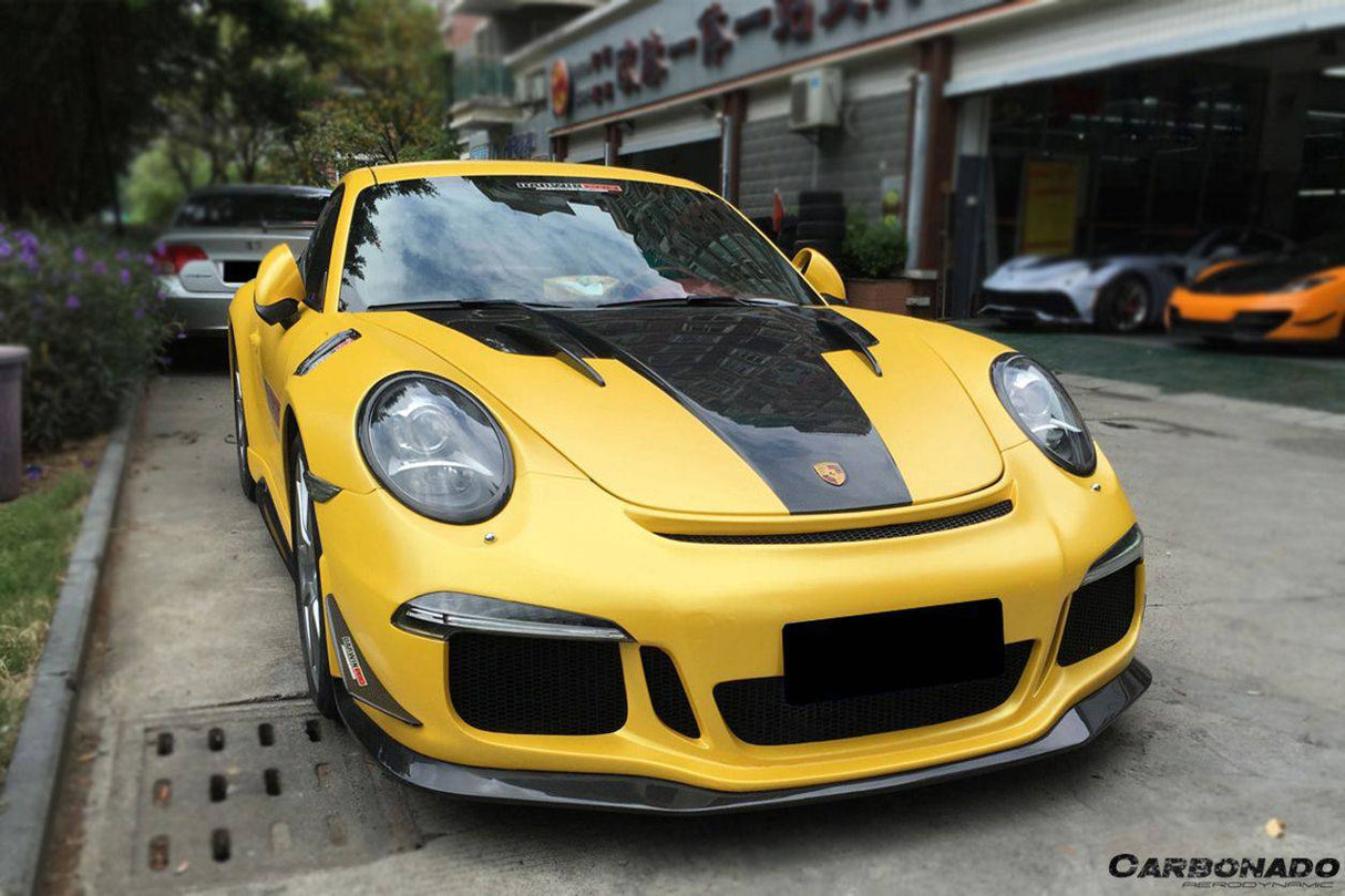 2013-2019 Porsche 911 991.1 991.2 Carrera 4 4S Turbo Targa  GT3 Convert MG Style Carbon Fiber Hood