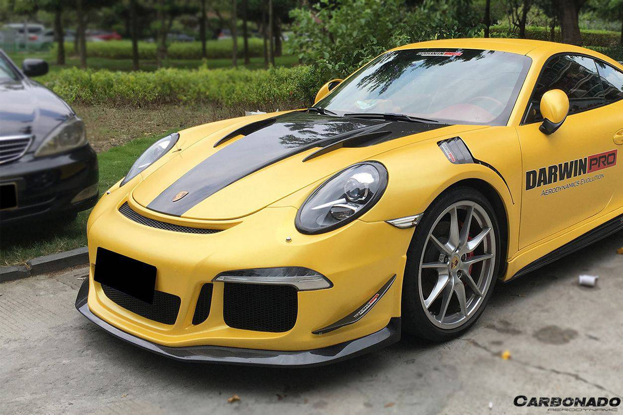 2013-2019 Porsche 911 991.1 991.2 Carrera 4 4S Turbo Targa  GT3 Convert MG Style Carbon Fiber Hood