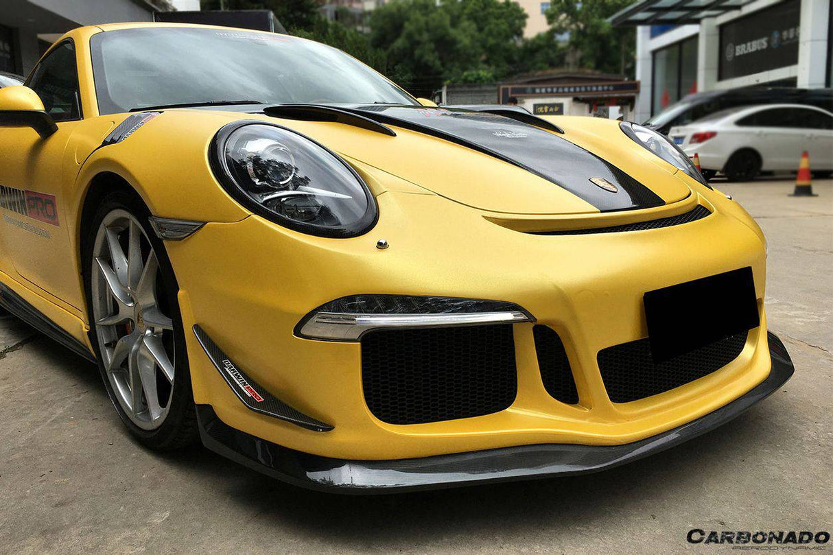 2013-2019 Porsche 911 991.1 991.2 Carrera 4 4S Turbo Targa  GT3 Convert MG Style Carbon Fiber Hood