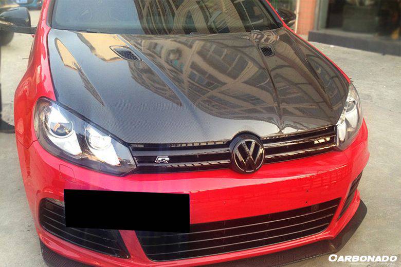 2010-2013 Volkswagen Golf 6 R20 GTI Rz Style Hood