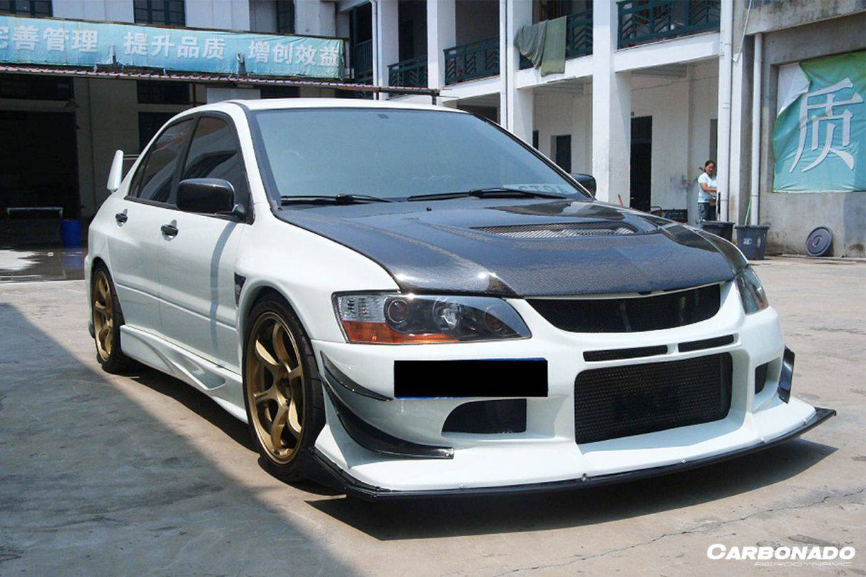 2003-2006 Mitsubishi Evo VTS Style Front Bumper | Fits EVO 7, EVO 8, EVO 9