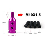 Universal Manual Gear Shift Knob Adapter – Aluminum M10x1.5 & M12x1.25 Thread Conversion Kit
