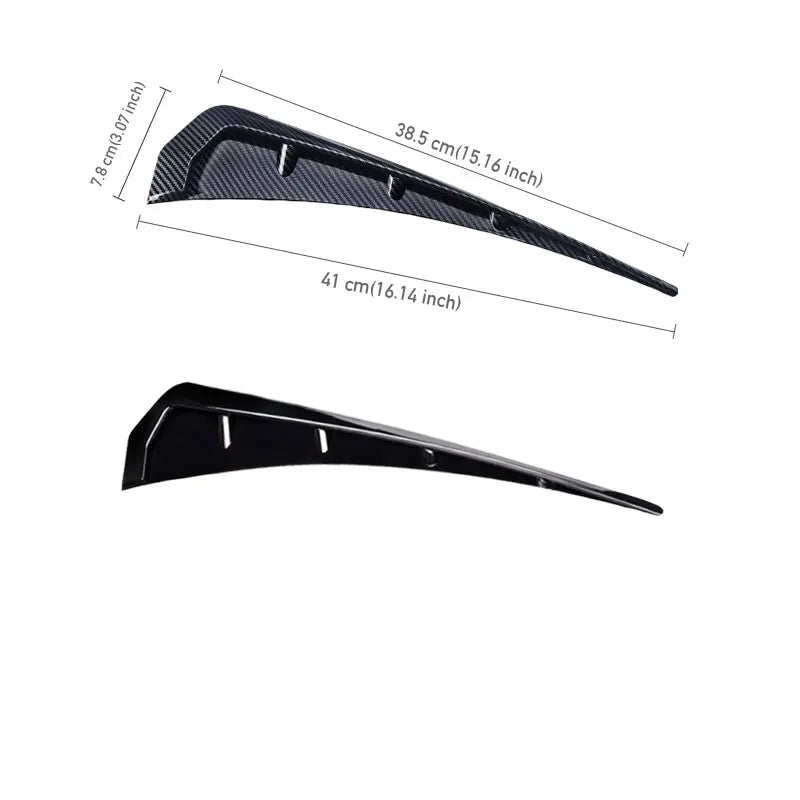Universal Side Fender Vent Covers – Air Vent Wing Trim for Cars, SUVs & Trucks | Exterior Styling Upgrade (Pair)